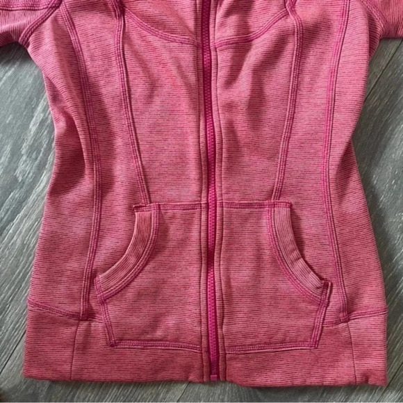 Athleta Zip-up Marron/Pink Hoodie - Picture 7 of 8